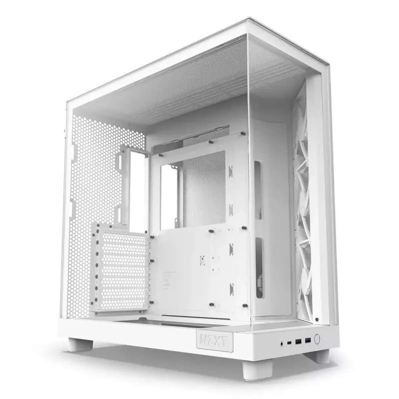 PC korpuss NZXT H6 Air Flow Midi Tower balts
