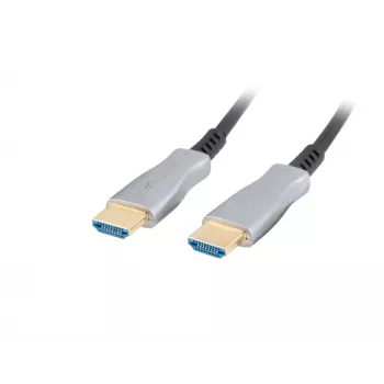 LANBERG HDMI kabelis M/m V2.0 Optical Aoc - 10m Melns
