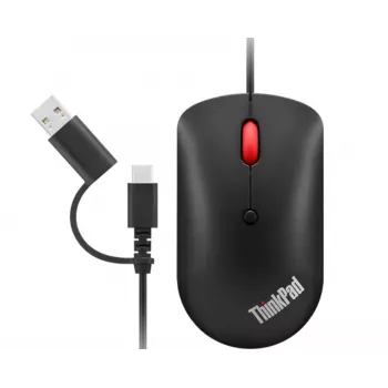 Lenovo 4Y51D20850 pele Birojs Piemērota abām rokām USB Type-C Optiskā 2400 DPI