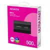 Portatīvais SSD ADATA SD810 500 GB — USB Type-C, USB 3.2 Gen 2x2, 2000 MB/s, IP68, alumīnijs, melns