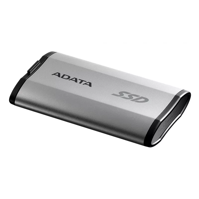 ADATA SD810 500 GB USB Type-C USB 3.2 Gen 2x2 Melna, Sudraba