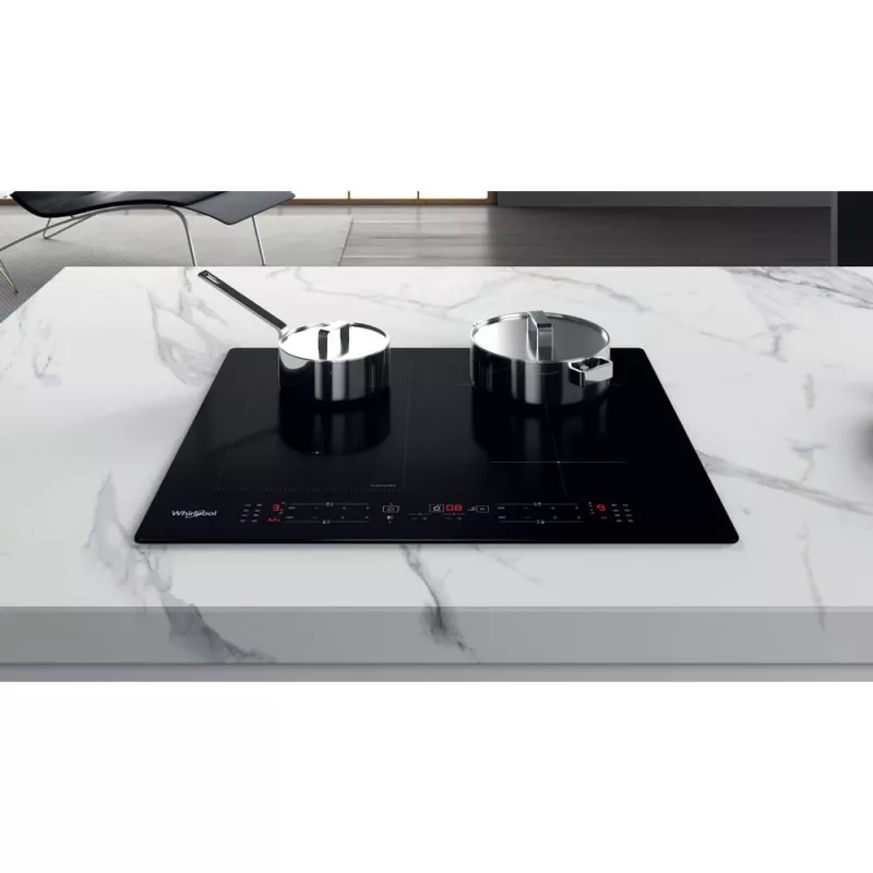 Whirlpool WL B3360 NE Melna Iebūvēta 59 cm Zonu indukcijas plīts virsma 4 zonu(as)