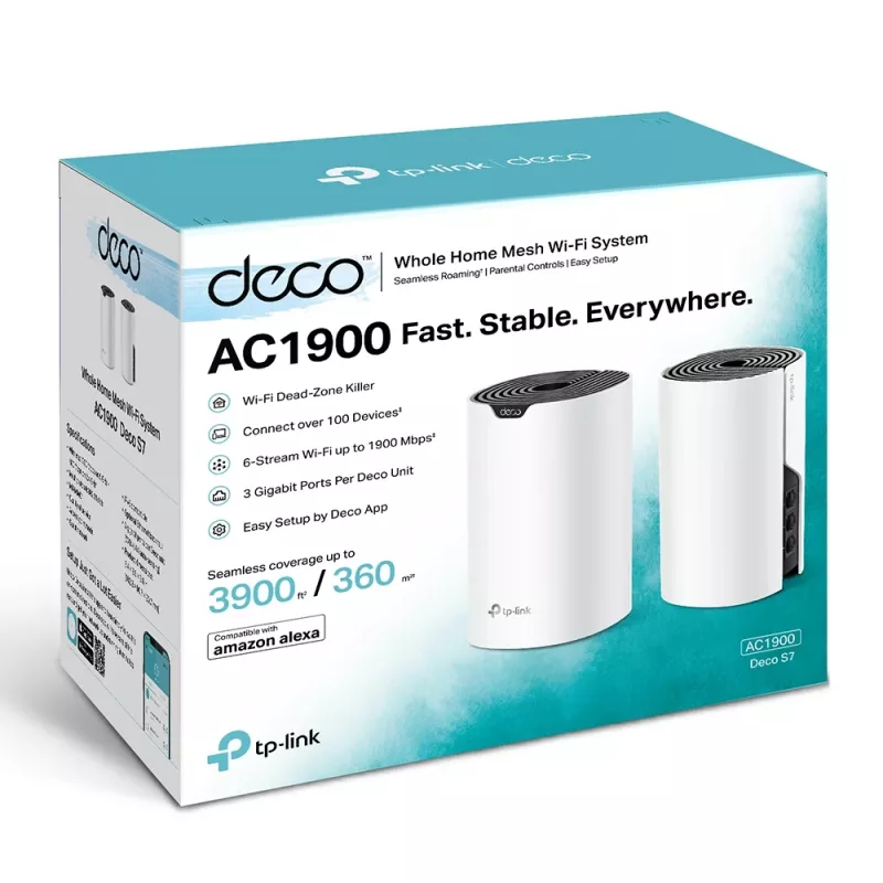 Mesh maršrutētājs TP-Link AC1900 divjoslu Wi-Fi 5