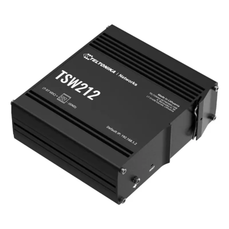 TELTONIKA TSW212 Pārvaldāms PoE+ Gigabitu Ethernet slēdzis (8 porti + 2 SFP)