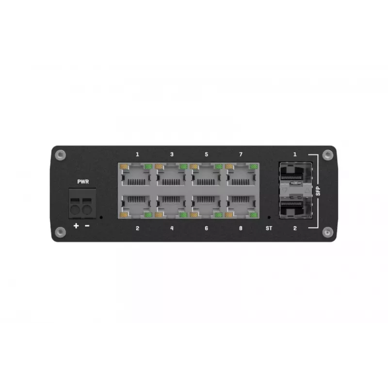 TELTONIKA TSW212 Pārvaldāms PoE+ Gigabitu Ethernet slēdzis (8 porti + 2 SFP)