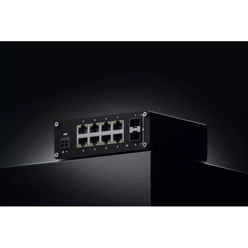TELTONIKA TSW212 Pārvaldāms PoE+ Gigabitu Ethernet slēdzis (8 porti + 2 SFP)