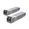 Tīkla raiduztvērēja modulis UBIQUITI UACC-OM-MM-10G-D-2, 10 Gbit/s, daudzmodu 850 nm, LC, 2 gab. iepakojumā