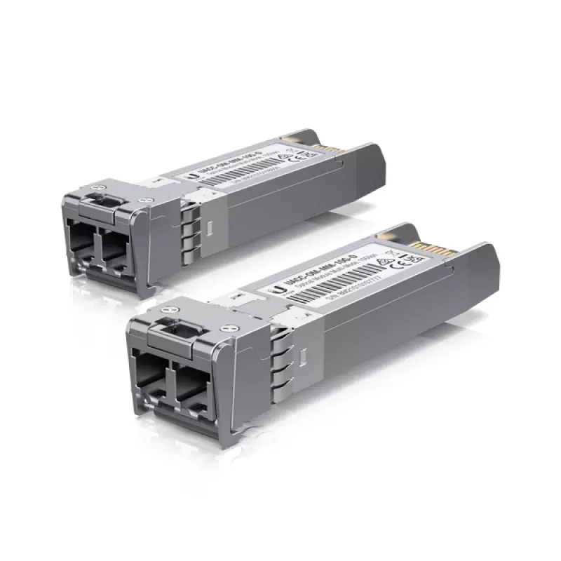 Tīkla raiduztvērēja modulis UBIQUITI UACC-OM-MM-10G-D-2, 10 Gbit/s, daudzmodu 850 nm, LC, 2 gab. iepakojumā