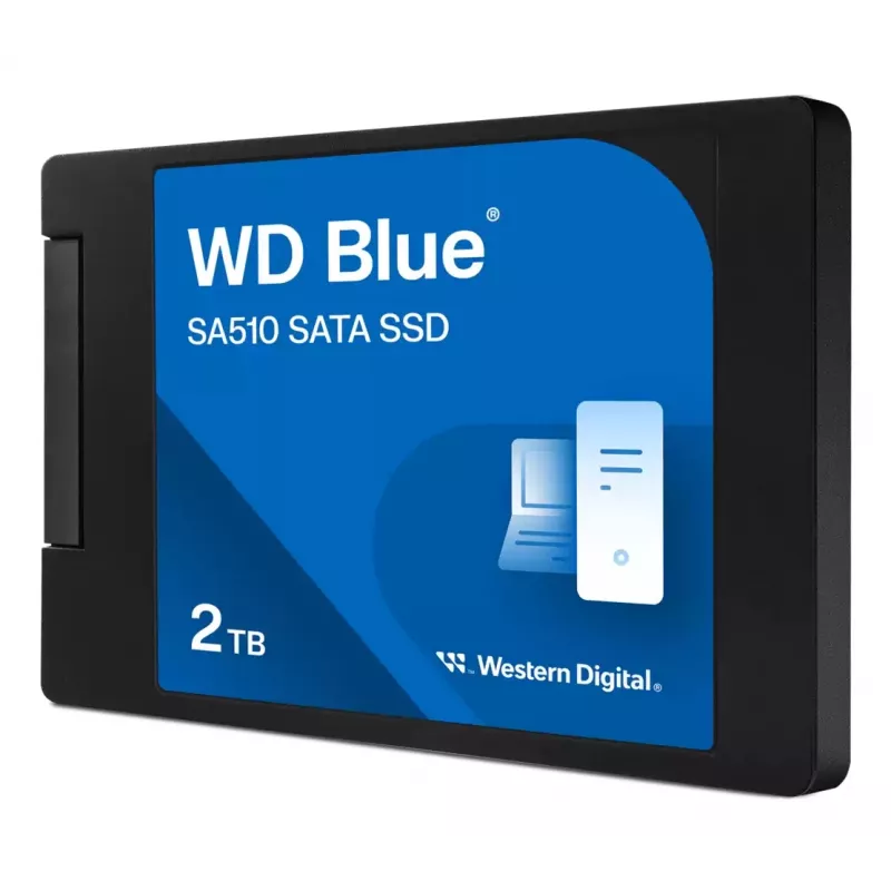 WESTERN DIGITAL SSD - WD Blue SA510 - 2TB - SATA 6Gb/s - 2,5 collas - 7mm korpusā