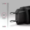 Sienas lādētājs Axagon ACU-PQ20 QC3.0 PD Type-C 20W Melns