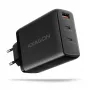 Axagon ACU-DPQ100 PD3.0 un QC 4+ TRĪS IZEJAS sienas lādētājs 100W