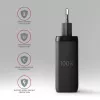 Axagon ACU-DPQ100 PD3.0 un QC 4+ TRĪS IZEJAS sienas lādētājs 100W