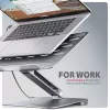 Axagon HMC-STND Daudzportu USB-C 5 Gbps centrmezgls un alumīnija statīvs klēpjdatoriem. HDMI 4k/60 Hz, GLAN, PD un 3 USB-A porti. USB-C kabelis 60 cm.