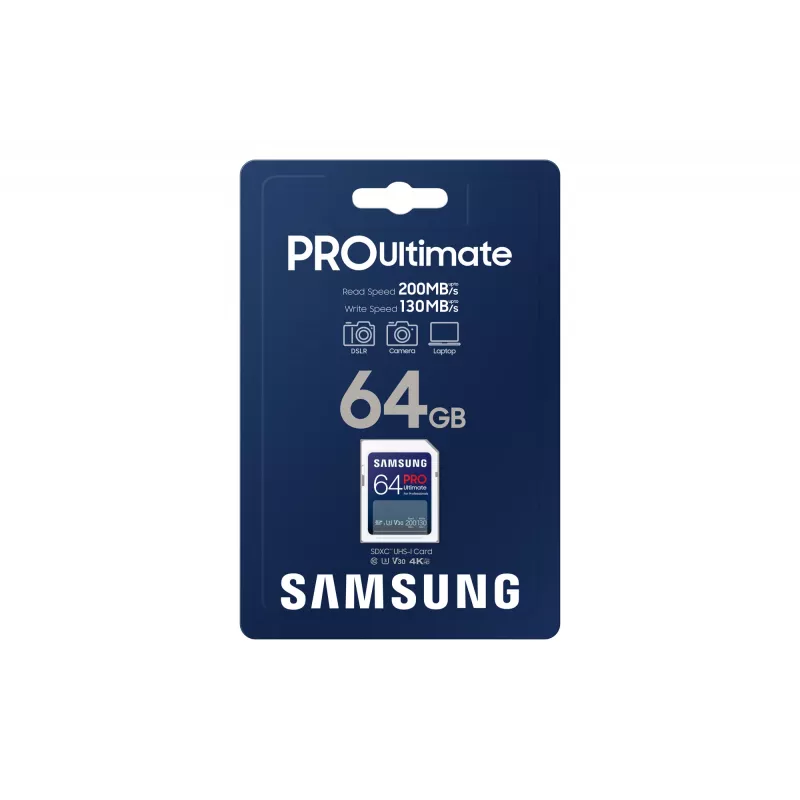 Samsung PRO Ultimate 64 GB SDXC UHS-I 3. klases zibatmiņas karte