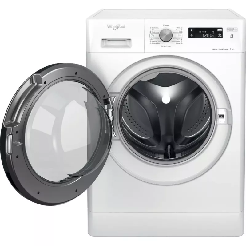 Whirlpool FFS7259BEE veļas mazgājamā mašīna ar priekšējo ielādi 7 kg 1151 apgr./min Balta