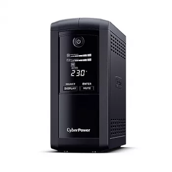 CyberPower VP1000EILCD nepārtrauktās barošanas avots (UPS) Line-Interactive 1 kVA 550 W 6 maiņstrāvas kontaktligzdas