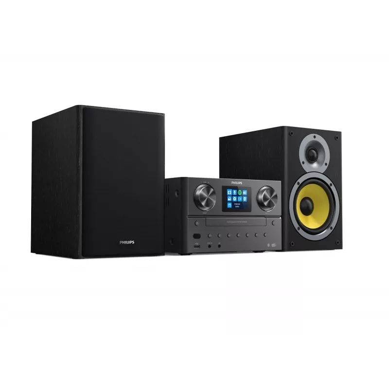 Philips TAM8905 mūzikas sistēma ar interneta radio, DAB+, Bluetooth, CD, USB un Spotify Connect
