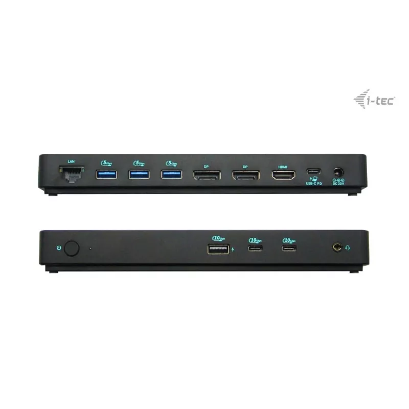 i-tec USB-C Triple Display dokstacija Gen 2 Pro + Power Delivery 100W