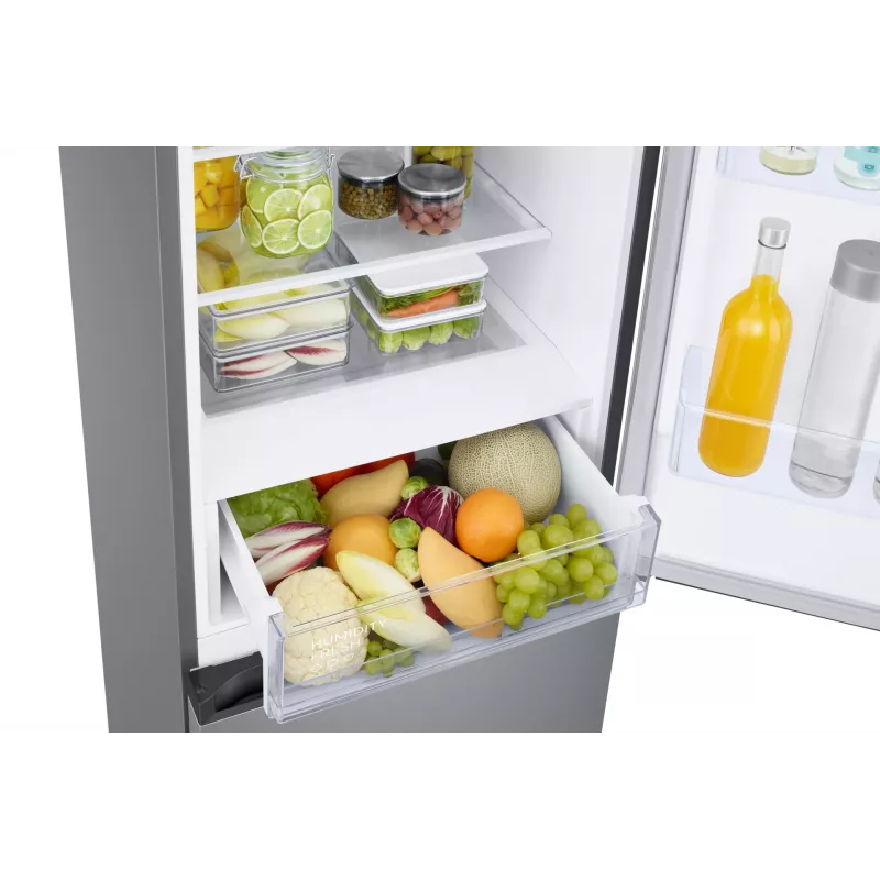 Samsung RB38C672ESA Brīvstāvošs 390 L Pelēks, Metālisks, Sudraba