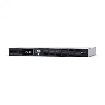 Rackmount Line-Interactive UPS CYBERPOWER OR1500ERM1U — 1.5 kVA / 900 W, 6× C13 ligzdas, LCD, karstās nomaiņas VRLA baterija, 1U, sudraba