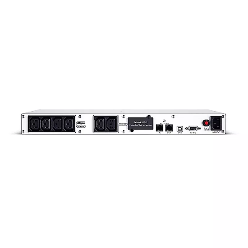 Rackmount Line-Interactive UPS CYBERPOWER OR1500ERM1U — 1.5 kVA / 900 W, 6× C13 ligzdas, LCD, karstās nomaiņas VRLA baterija, 1U, sudraba