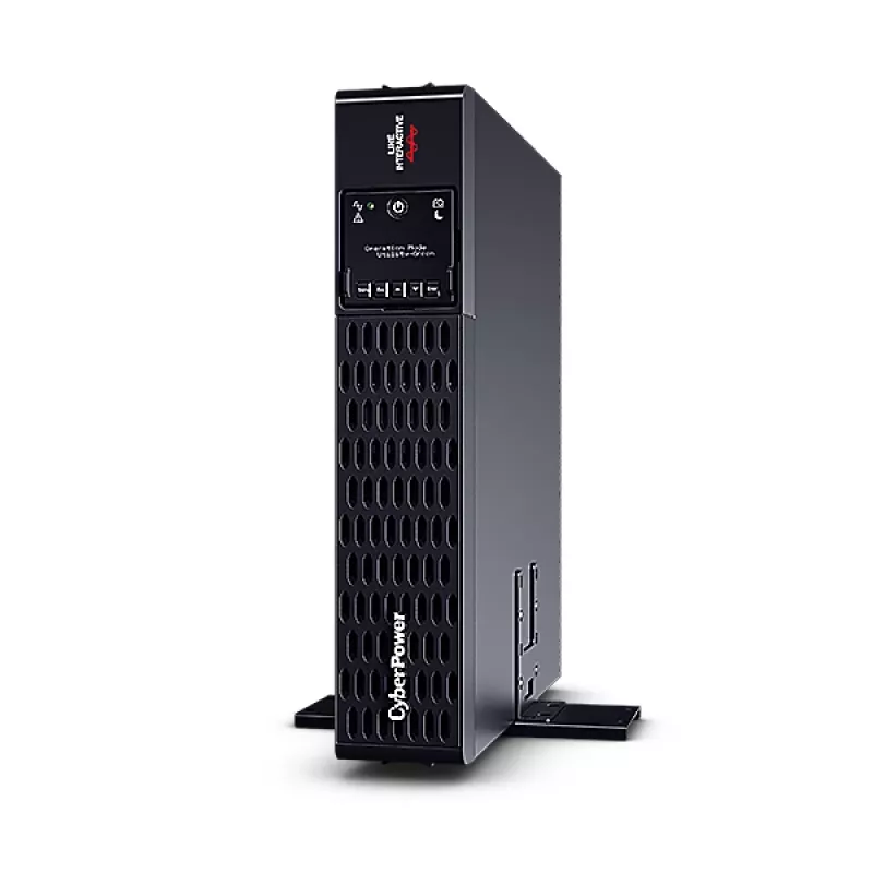Nepārtrauktās barošanas avots CYBERPOWER PR1000ERT2U, 1 kVA (1000 W), līnijas interaktīvs, 10x C13 kontaktligzdas, tīrs sinusoidāls vilnis, statīvs/torņa 2U