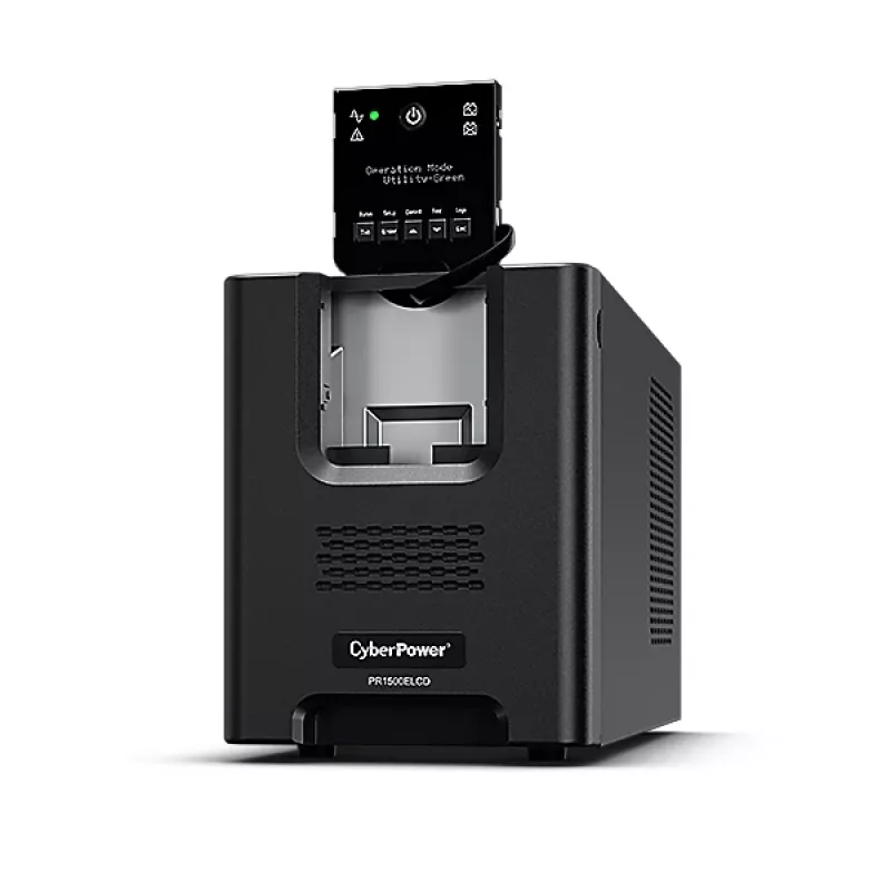CyberPower PR1500ELCD nepārtrauktās barošanas avots (UPS) Line-Interactive 1,5 kVA 1350 W 8 maiņstrāvas kontaktligzdas