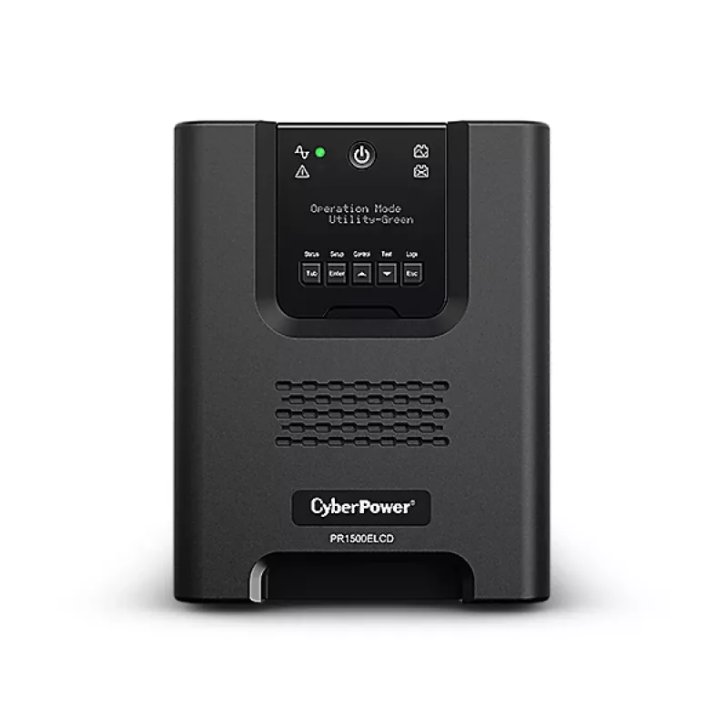 CyberPower PR1500ELCD nepārtrauktās barošanas avots (UPS) Line-Interactive 1,5 kVA 1350 W 8 maiņstrāvas kontaktligzdas