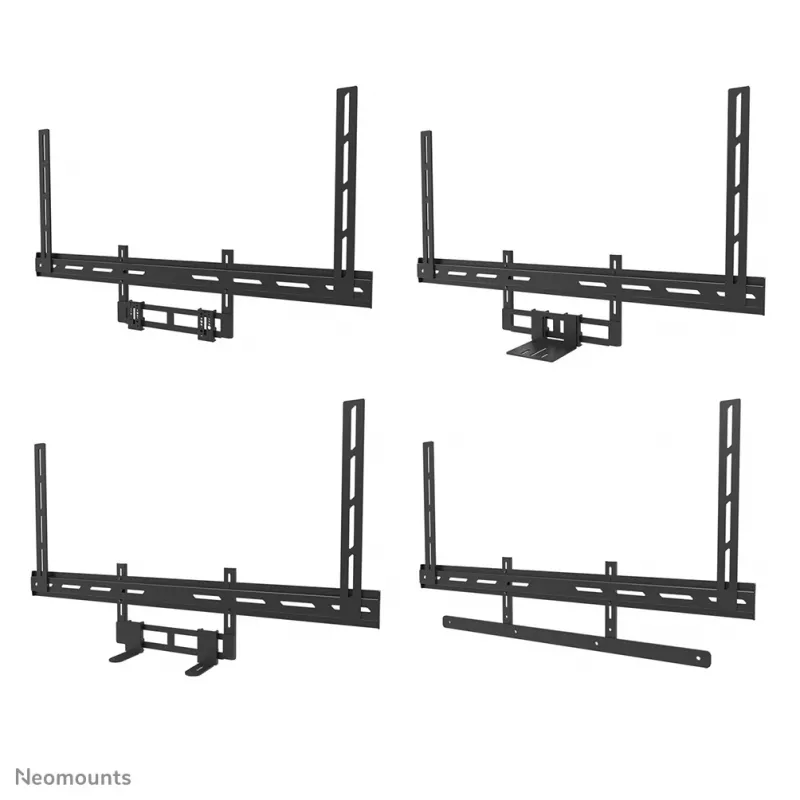 Neomounts AV2-500BL videobar komplekts 43-110 collām - VESA - maks. 10 kg - universāls