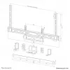 Neomounts AV2-500BL videobar komplekts 43-110 collām - VESA - maks. 10 kg - universāls