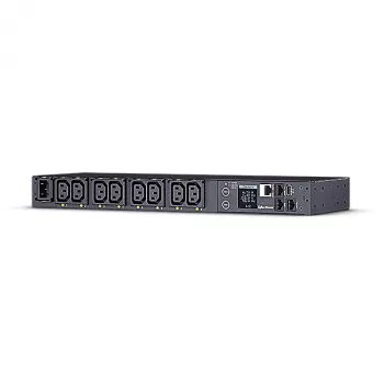 CyberPower PDU41004 strāvas sadales bloks (PDU) 8 maiņstrāvas rozetes 1U Melns