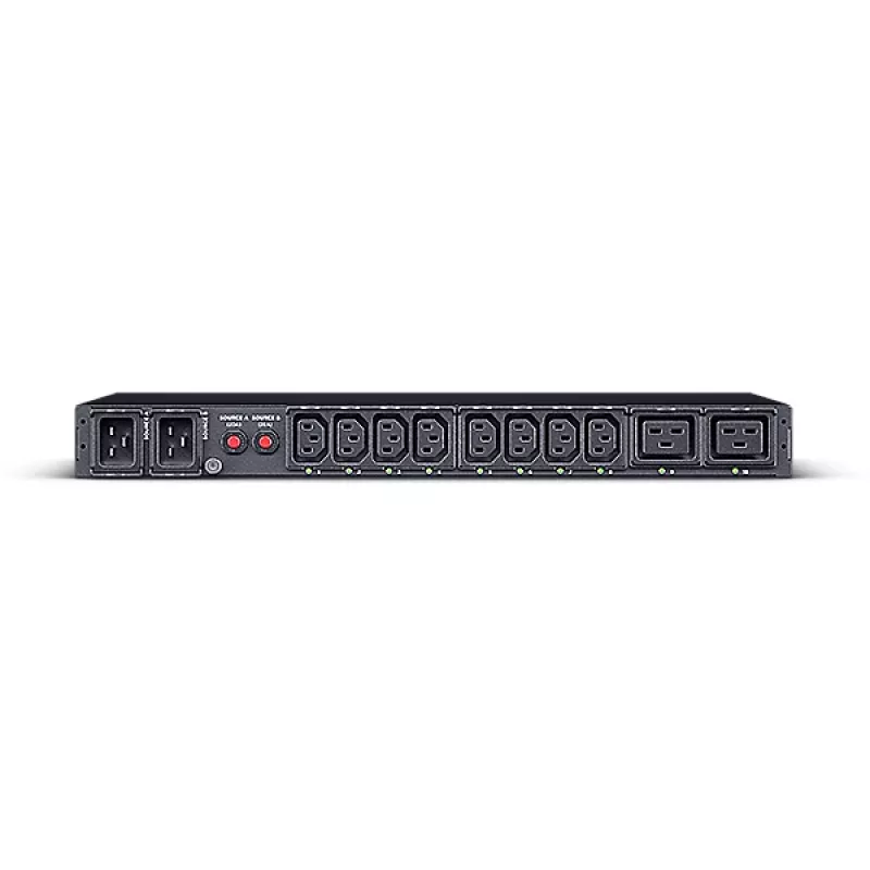 CyberPower PDU44005 jaudas sadales bloks (PDU) 10 maiņstrāvas kontaktligzda(s) 1U melns