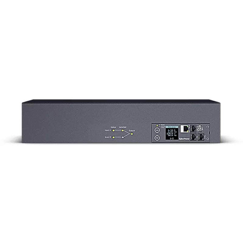 CyberPower PDU44302 strāvas sadales ierīce (PDU) 18 maiņstrāvas kontaktligzdas(-u) 2U Melna