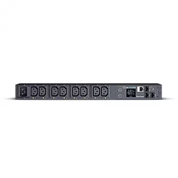 CyberPower PDU81005 barošanas sadalītājs (PDU) 8 maiņstrāvas kontaktligzdas 1U Melns