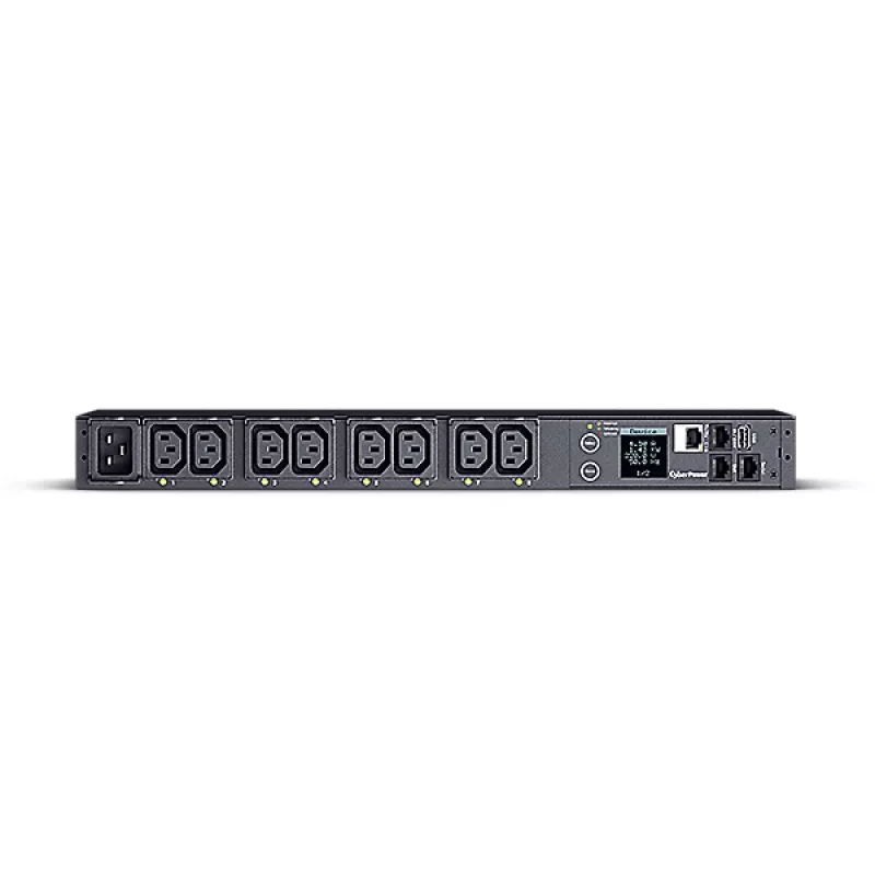 CyberPower PDU81005 barošanas sadalītājs (PDU) 8 maiņstrāvas kontaktligzdas 1U Melns