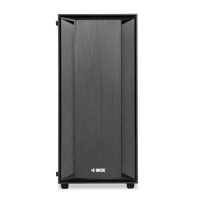PC Case IBOX CETUS 906 Midi Tower Melns — ATX/mATX, 460×210×350 mm, 29 cm GPU, 7 disks, RGB ventilatori