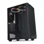PC Case IBOX CETUS 906 Midi Tower Melns — ATX/mATX, 460×210×350 mm, 29 cm GPU, 7 disks, RGB ventilatori