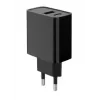GEMBIRD USB ātrais lādētājs - Type A un C 2 porti 20W - Melns