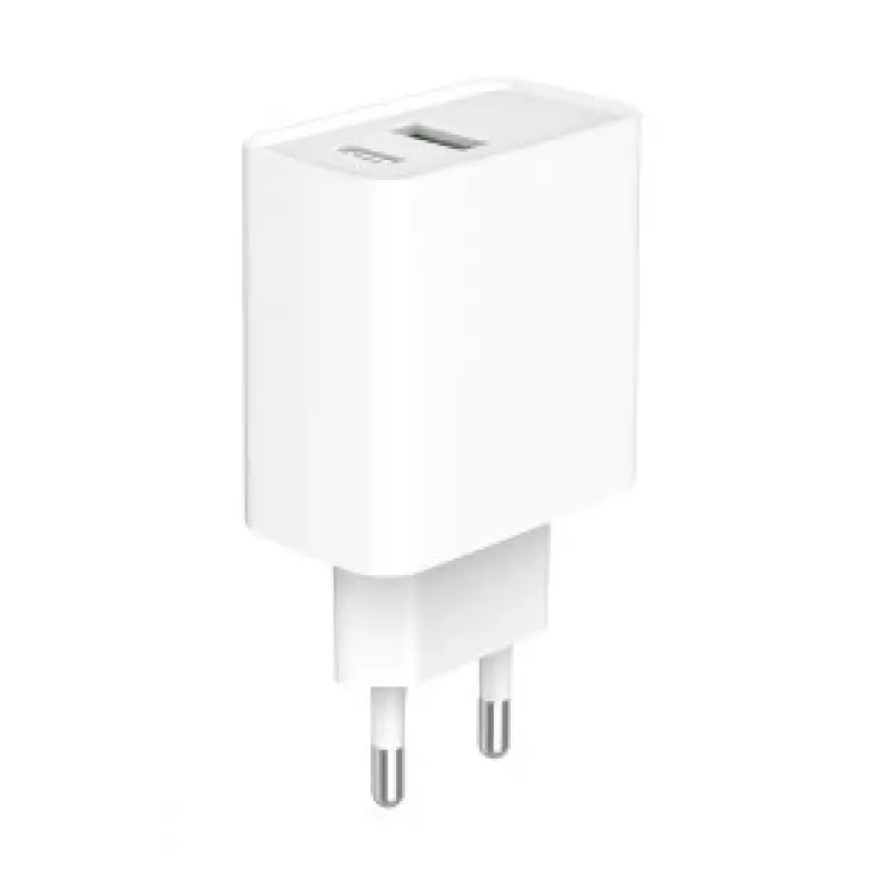 GEMBIRD USB ātrais lādētājs - Type A un C 2 portu 20W - Balts