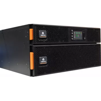 Vertiv Liebert GXT5 dubultās pārveidošanas tiešsaistes UPS -5000 VA/5000 W | 230 V | ar montāžas statīvā komplektu un Intellislot RDU101 sakaru karti | GXT5-5000IRT5UXLN