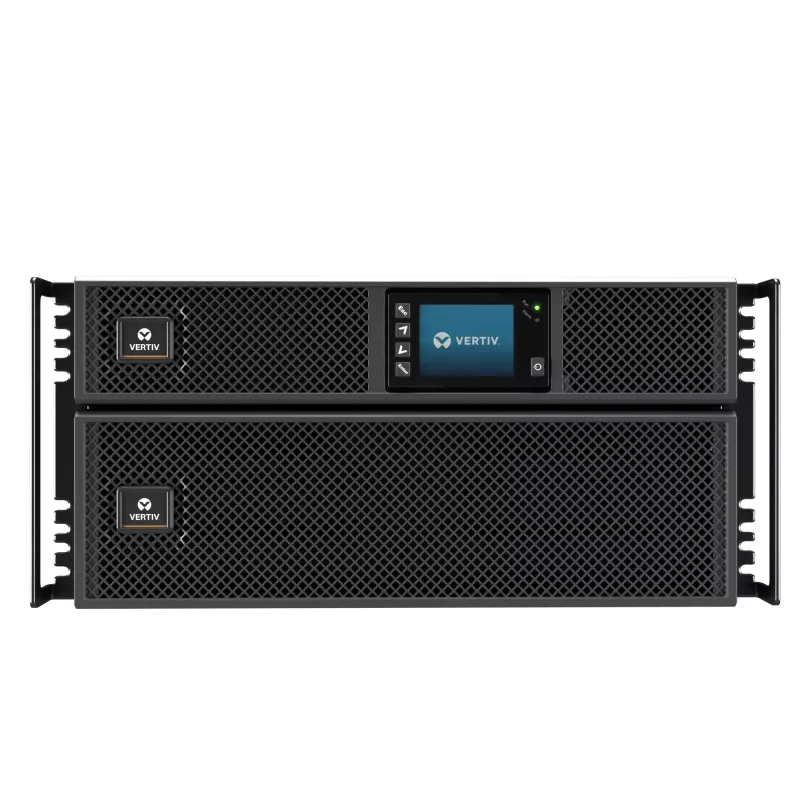 Vertiv Liebert GXT5 dubultās pārveidošanas tiešsaistes UPS -5000 VA/5000 W | 230 V | ar montāžas statīvā komplektu un Intellislot RDU101 sakaru karti | GXT5-5000IRT5UXLN