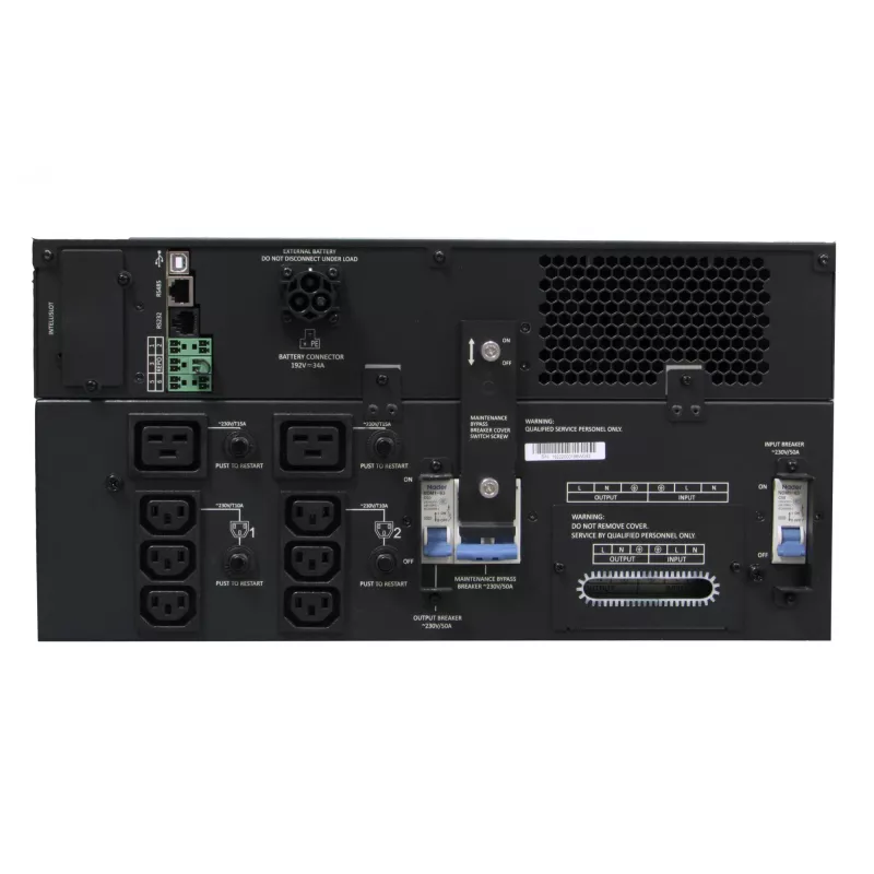 Vertiv Liebert GXT5 dubultās pārveidošanas tiešsaistes UPS -5000 VA/5000 W | 230 V | ar montāžas statīvā komplektu un Intellislot RDU101 sakaru karti | GXT5-5000IRT5UXLN