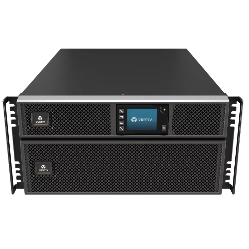 Vertiv Liebert GXT5 dubultās pārveidošanas tiešsaistes UPS -5000 VA/5000 W | 230 V | ar montāžas statīvā komplektu un Intellislot RDU101 sakaru karti | GXT5-5000IRT5UXLN