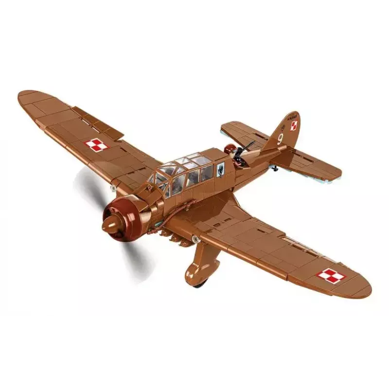 Celtniecības komplekts Cobi PZL.23 Karaś 586 gab.