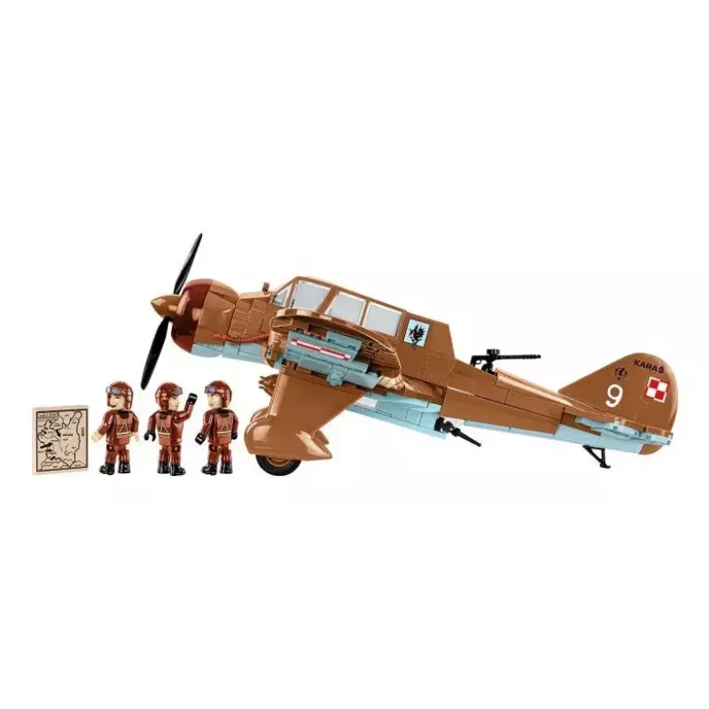 Celtniecības komplekts Cobi PZL.23 Karaś 586 gab.