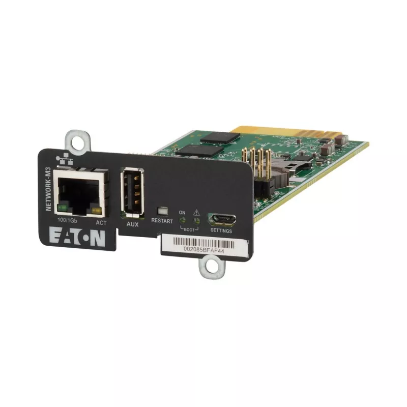 EATON CORPORATION tīkla UPS pārvaldības karte Mini itīkls-M3 1.0 Gbps - pilna dupleksa režīms