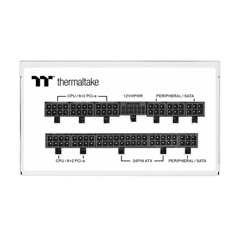 THERMALTAKE barošanas bloks — Toughpower GF A3 Snow 1050W — TT Premium Edition — 80 PLUS Gold