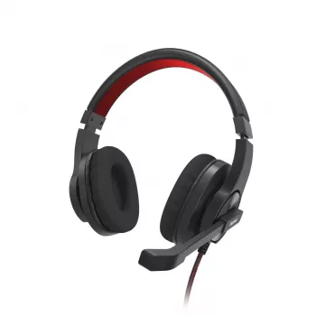 Hama HS-USB400 V2 Headset Wired Head-band Office/Call center USB Type-A Melns, Red