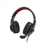 Hama HS-USB400 V2 Headset Wired Head-band Office/Call center USB Type-A Melns, Red