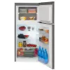 Brīvi stāvošs ledusskapis AMICA FD2015.4X(E) Sudraba, 200 L, augšējā saldētava, LED, maināmas durvis